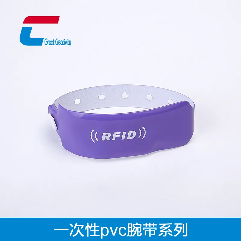 RFID一次性PVC手腕带001
